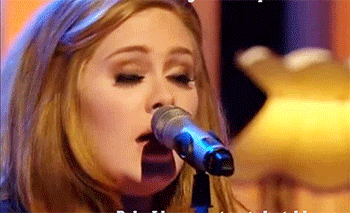 snixxxed:  Adele + that little hand thing 