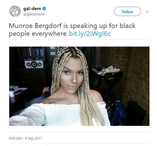 the-real-eye-to-see: L’Oréal Paris has dropped its first transgender model from a campaign after she faced criticism for remarks about institutional racism. The beauty brand said Friday on Twitter that the comments made by Munroe Bergdorf were “at