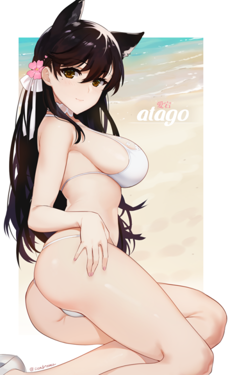 sendrawz: I’m late but here’s my birthday tribute to Atago! If you like my works, please