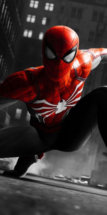 Black and red, suit, Spider-man, video game, 1080x2160 wallpaper @wallpapersmug : ift.tt/2FI