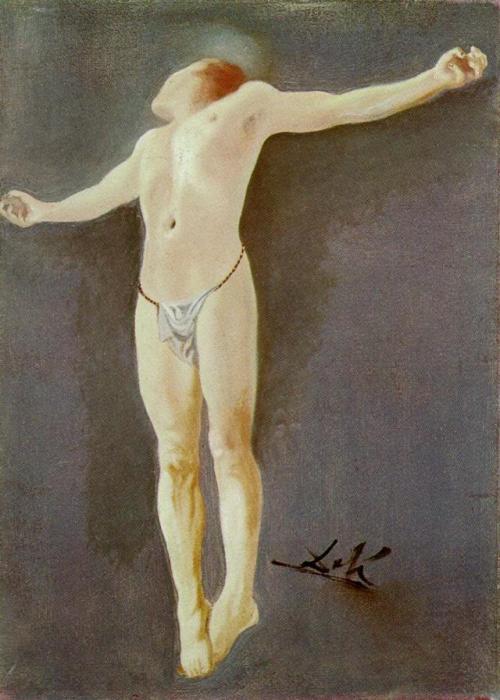 artist-dali:Crucifixion, 1954, Salvador Dali