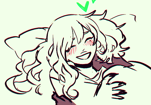 crybabytime:  took a lil break from a painting to draw my best faves kissing bc sometimes