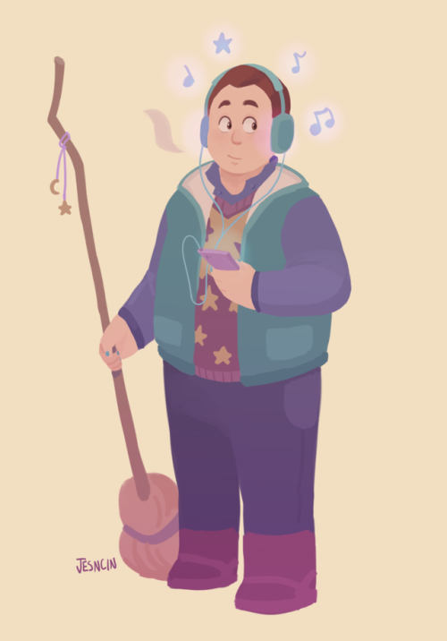 Just your everyday wizard boy with sick nail polish and an adorable sweater B)Wilbur is from my webc