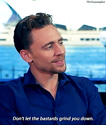 thehumming6ird:Sound advice from Tom Hiddleston