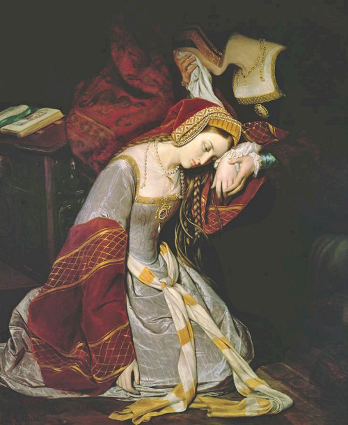 nigra-lux:CIBOT, Edouard (1799-1877)Anne Boleyn in the Tower: last hoursvia Amber Tree