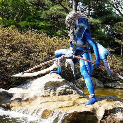 zeldacosplayworldwide:- character : Zora warrior - game : inspired by Twilight Princess design - c