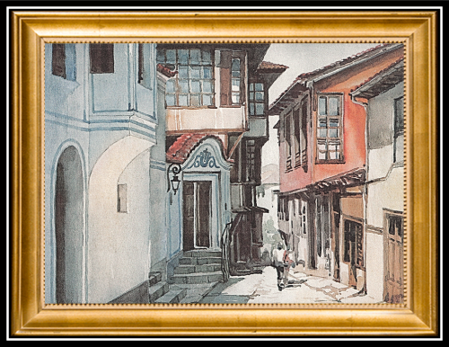 arch-art-blog:Plovdiv, Bulgaria - The old town “Alafrangite”; Belin Mollov