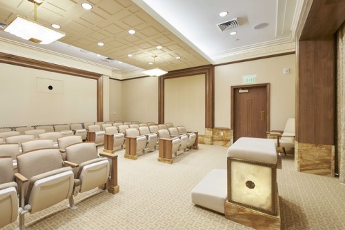 Inside the newly renovated Oakland California Temple of The Church of Jesus Christ of Latter-day Sai