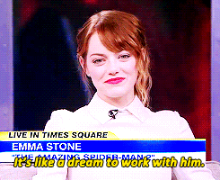  Andrew Garfield and Emma stone on ‘Good Morning America’ - being cute all the
