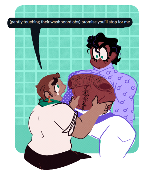 Sorry I Got Jotaros Big Honkadoos On The Brain Recently Also Jotonio Has Been On My Brain Like A Tick