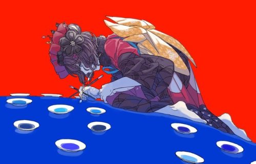 たかむさんのツイート: &ldquo;北斎の青… &rdquo;
