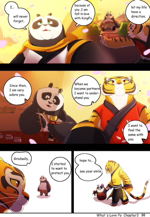 7oy7iger: Kung Fu Panda Tipo fanart comic.【What‘s Love，Po？】 Final Chapter 096-105Irregular upd