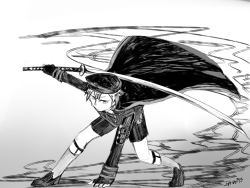 shunisnotamused:  i draw many swords part 6 - i compiled the ones i draw b/w with this sort of style and poses. 