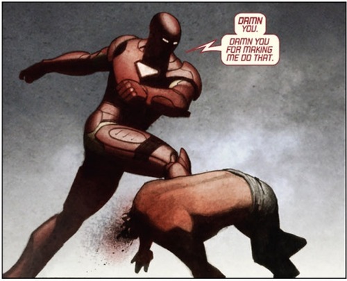 withironhands:   Tony Stark has a complicated relationship with killing.  Read More 