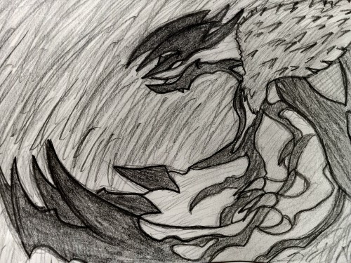 Yveltal For The Sketchbook !! (May Or May Not Have Been Drawn For My Partner :>)