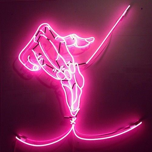 XXX @ragingleisure and petracollins neon piece photo