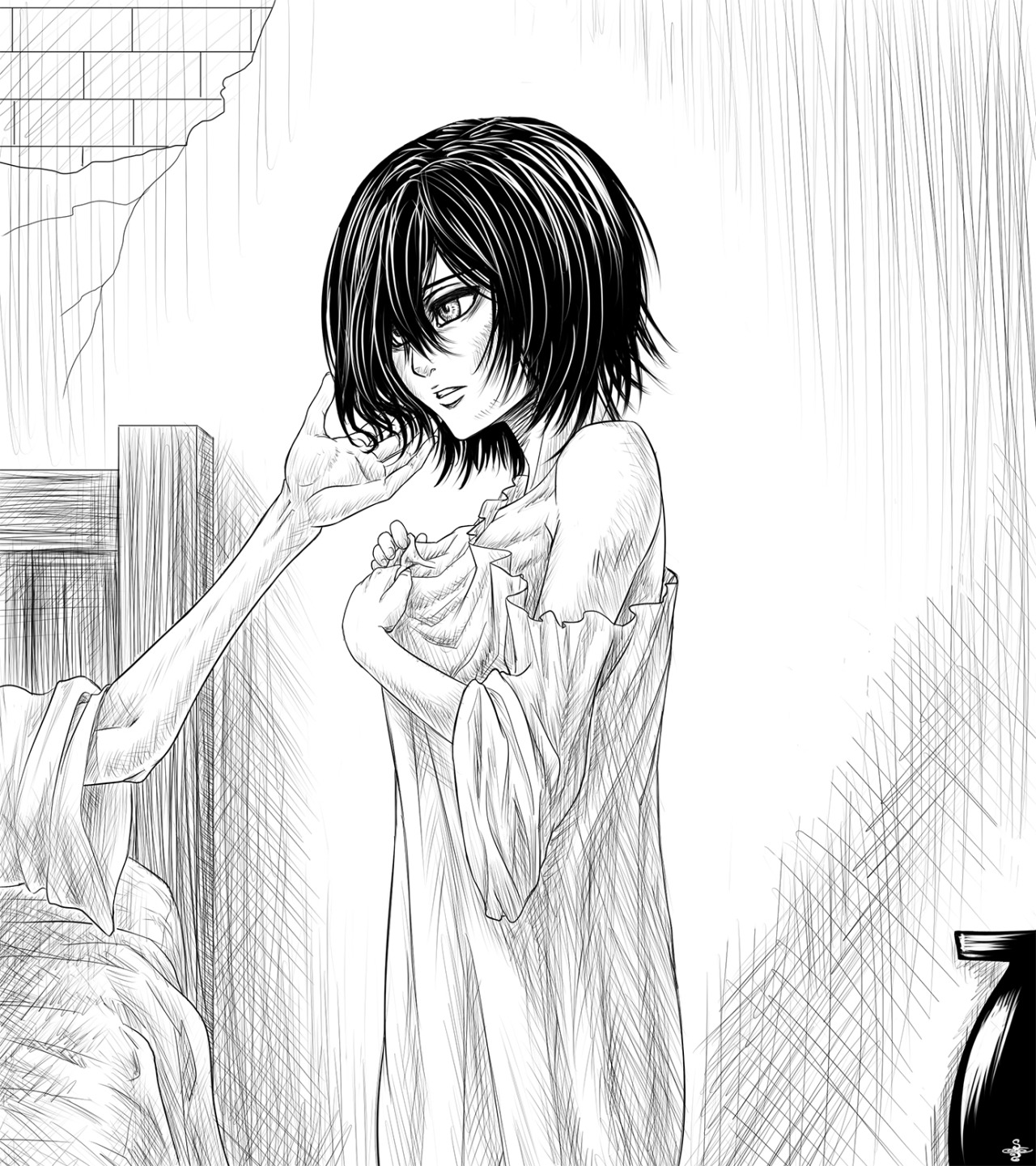 suzaku-strife:  “Is it really ok if I take this, mom? It’s your favourite.““Don’t