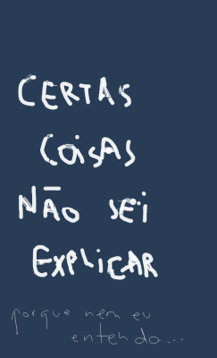 "Por onde for, quero ser seu par."