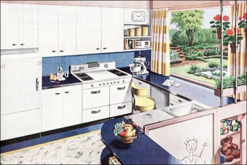 Beautiful American kitchens from the 1940s. See more here.