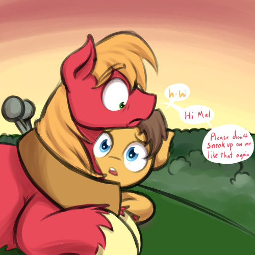 writtenwaiver:  sociallyawkwardpony:  It begins~ ((Mod: Well that seemed to work out better then expected for Caramel :3)).  Aaaaaah such an vulnerably adorable squeezable cutie :3