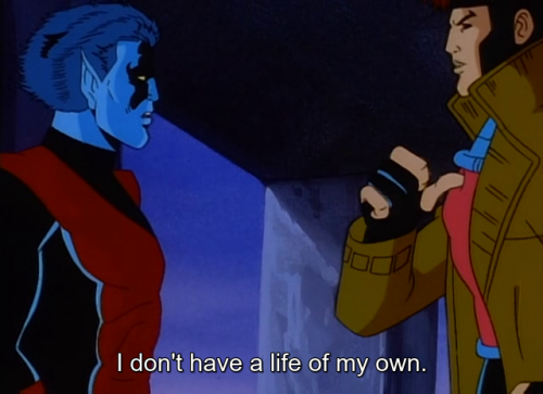 friendly-neighborhood-patriarch:crazy-brazilian:oxymitch:This episode with Nightcrawler and Mystique