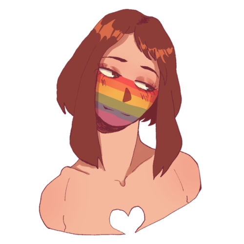 HERE ARE THE PRIDE MONTH STICKERS!!! I’m super happy with how they turned out, and I hope you 