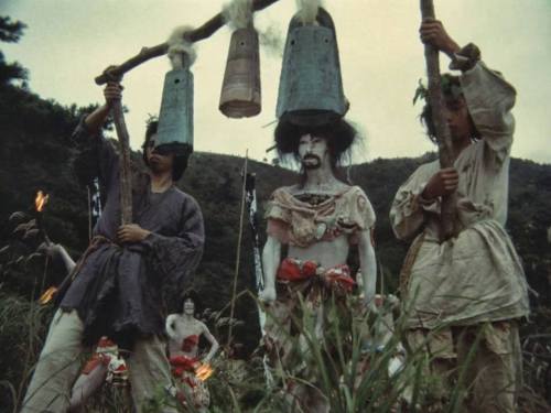 raveneuse: Himiko (卑弥呼), 1974. Featuring Tatsumi Hijikata, Directed by Masahiro Shinoda.