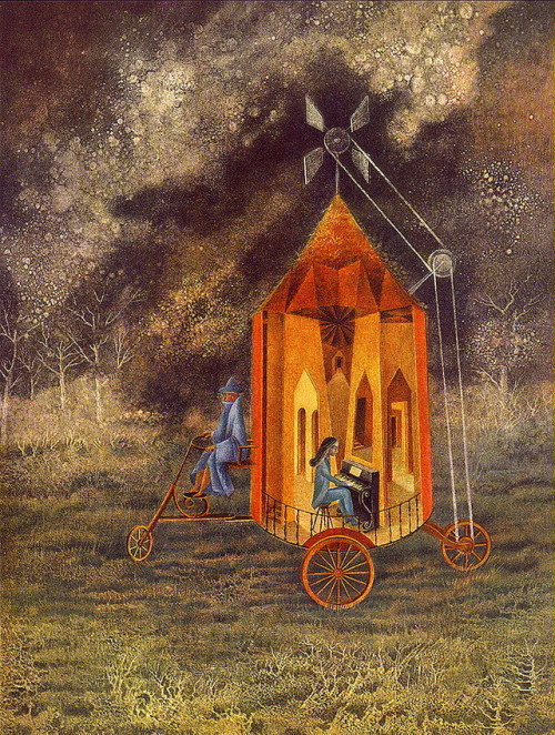 artist-varo:Caravan, Remedios Varo