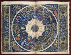 paysagemauvais:  Imad al-Din Mahmud al-Kashi, Horoscope of Prince Iskandar, from The book of the birth of Iskandar, 1411. Wellcome Library, London. 
