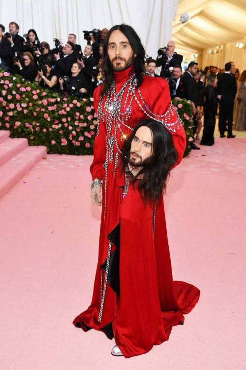 Met Gala Kings Ezra Miller in Burberry; Harry Styles in Gucci; Billy Porter in The Blonds; Ryan