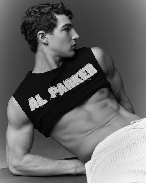 Sacha Bilal wearing Al Parker T by Alled - Martinez