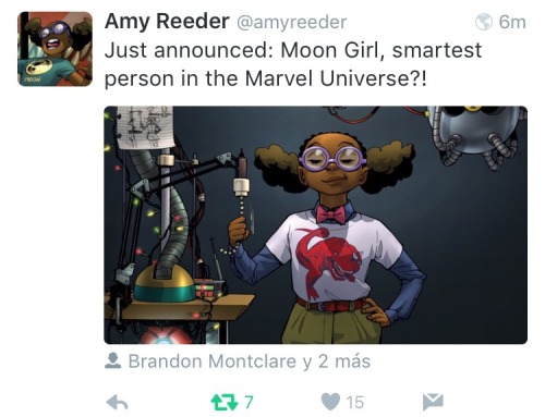 princessamericachavez:Lunella Lafayette, a black young woc, is officially the smartest person in the