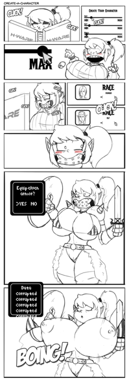 bleu-nsfw: lunch break comic