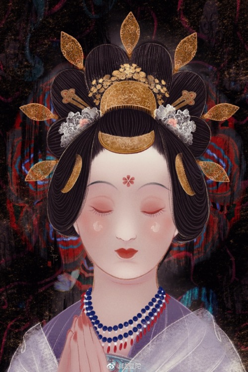 Chinese artist 陆曼陀