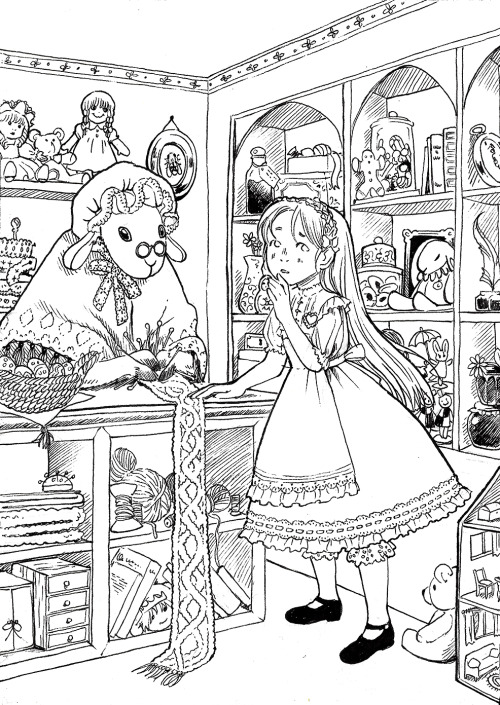 Day 6 : Favorite book (here, Alice in Wonderland and Through the looking glass)