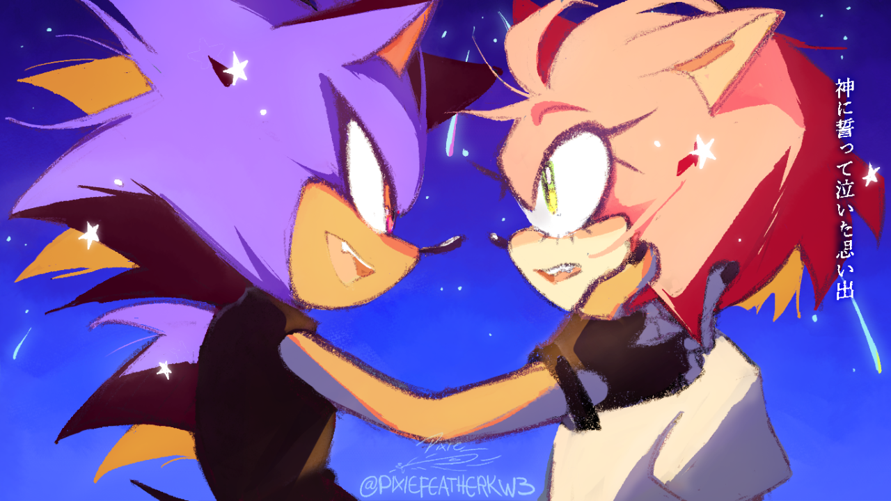 I just posted Chapter one of my sonadow fanfic on ao3! Search up my us