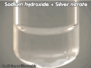 sodium precipitation hydroxide nitrate reaction oxide precipitate agno3