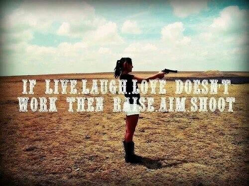 girlandguns:  Girl With Gun  follow me at : http://girlandguns.tumblr.com/  Hell