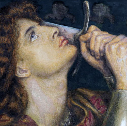 Dante Gabriel Rossetti; details. Ca. 1800-1900.