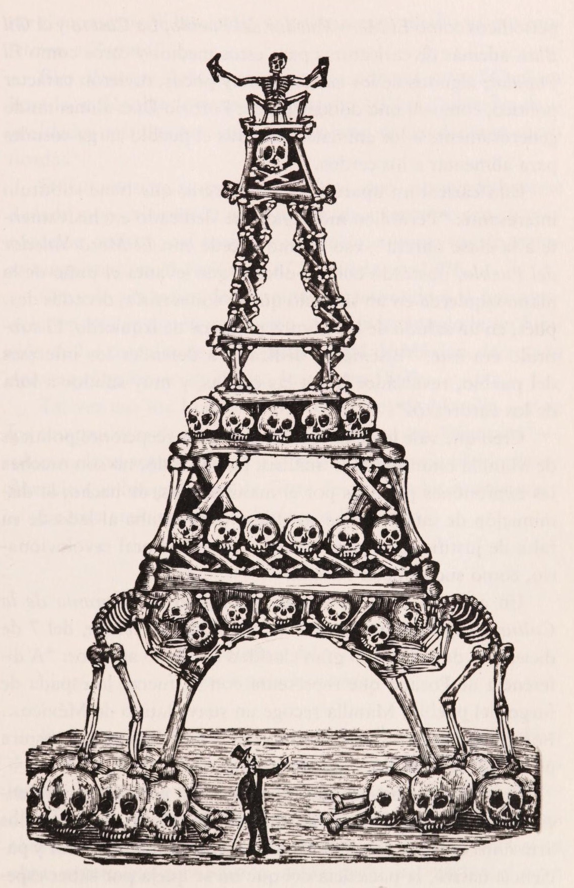 thefugitivesaint:Manuel Manilla (1830-1895), &lsquo;Torre Eiffel de Calaveras&rsquo;, &ldquo;Posada&