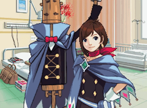 trucygramarye:  「Trucy Wright」 & 「Mr. Hat」 