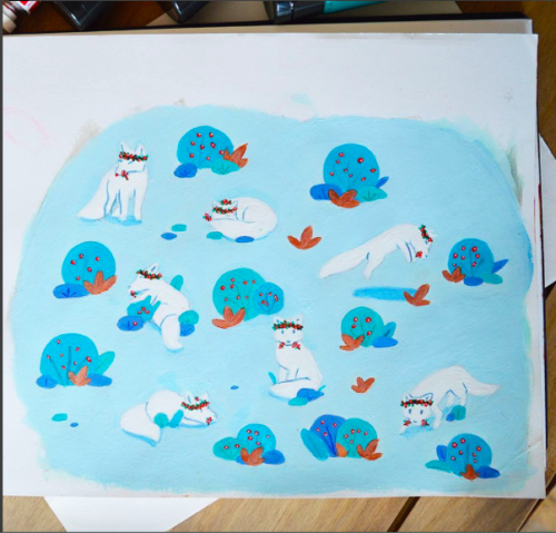 Compilation Of All The Acrylic Paintings Ive Done For The Past Month Or So, Some Are Availableon My Redbubble