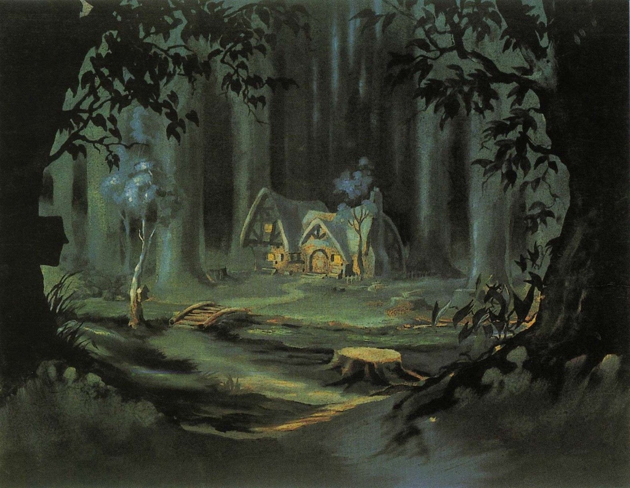 talesfromweirdland:  Animation art from Disney’s SNOW WHITE (1937).I’ve collected so much material I’ll have to do a follow-up in the next hour.