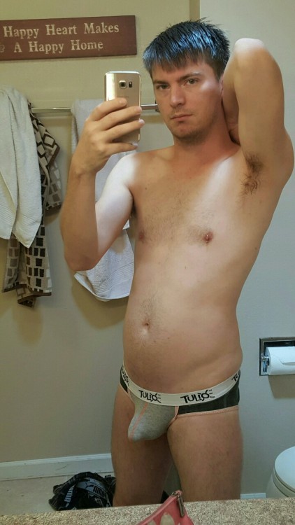 quintonspornblog:  quinton86:  Just a couple after shower photos… these undies hide nothing  Just noticed this and it’s a little too nsfw for my main blog
