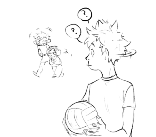 mud-muffin: I just love it when Kenma makes that excited stare at Hinata(ofc only when hinata isn&rs