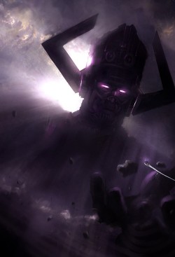 jthenr-comics-vault:  thejoshjones:  jthenr-comics-vault:  If today is indeed the end of the world I hope it all ends with a visit from Galactus.  This may be the coolest Galactus I’ve ever seen.  1 year ago today