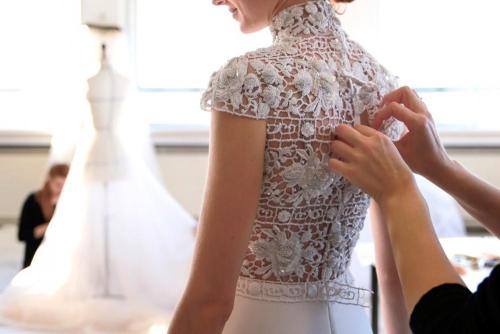 In the atelier of Ralph & Russo with Vogue, part II. 