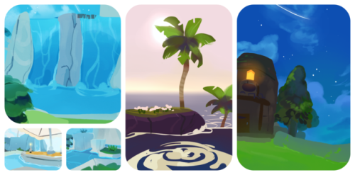 ieafy:Some little wind waker screen shot studies ^__^