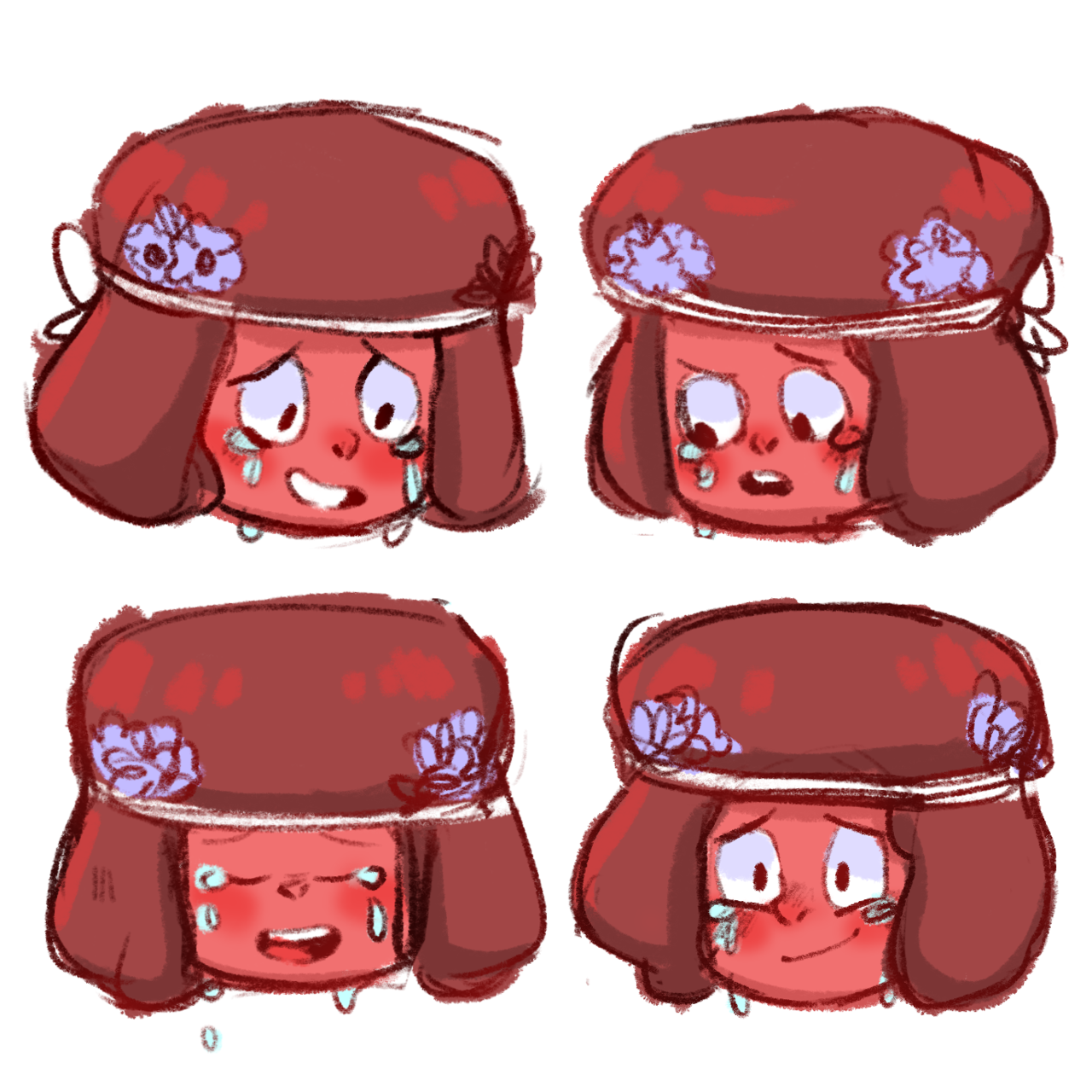 Steven Universe Sad Ruby. Ruby crying. Ruby crying Original.