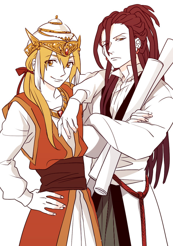 temariart:  I saw some king Alibaba with adviser Kassim in pixiv before and thought